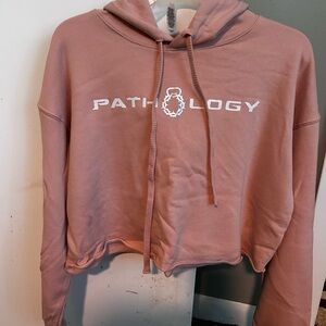 Pathology Peach Cropped Hoodie